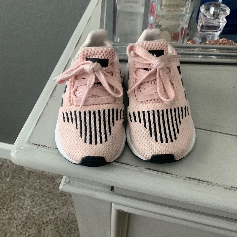 Adidas Shoes Toddler Pink Black White NWOT